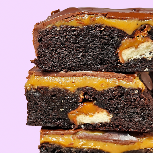 Twix Brownie Slab